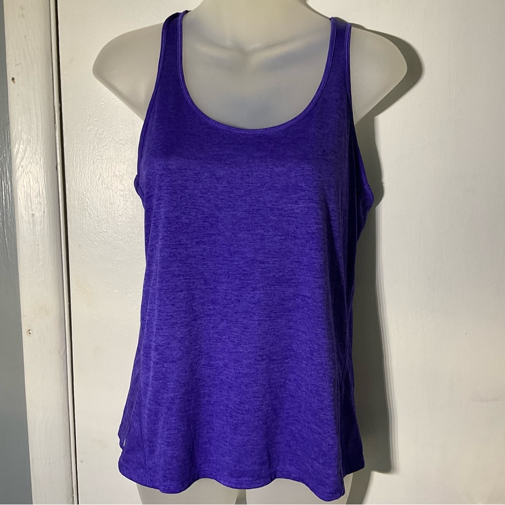 Ideology Vibrant Purple Racer Back Tank Top